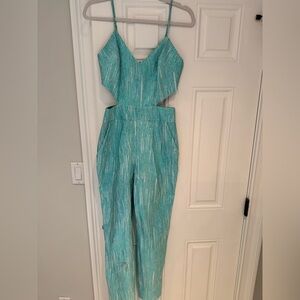 Ramy Brook Aqua Jumpsuit